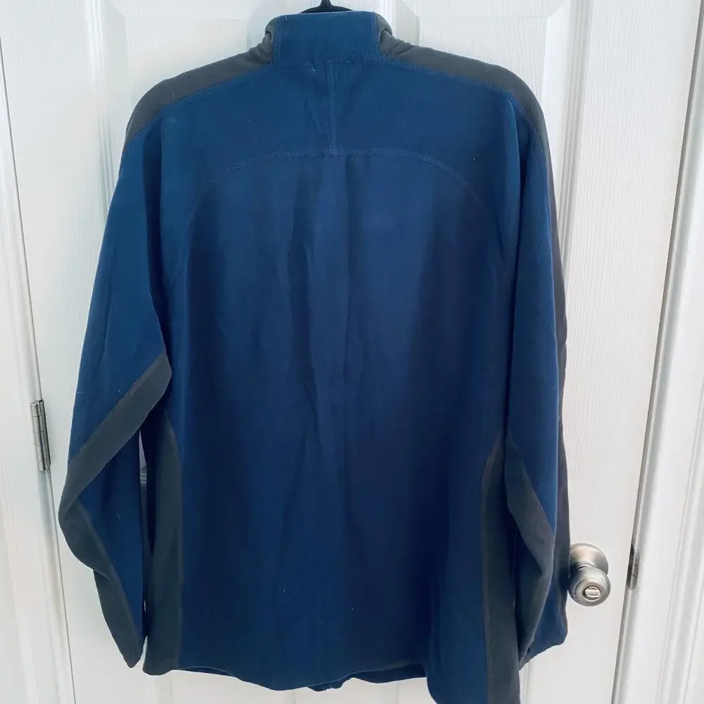 The North Face Jacket Mens Extra Large Blue Gray Full Zip Fleece gorpcore hiking